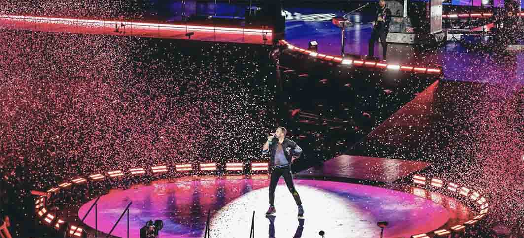 پوشش کامل تور کنسرتهای Coldplay با انرژی تجدیدپذیر